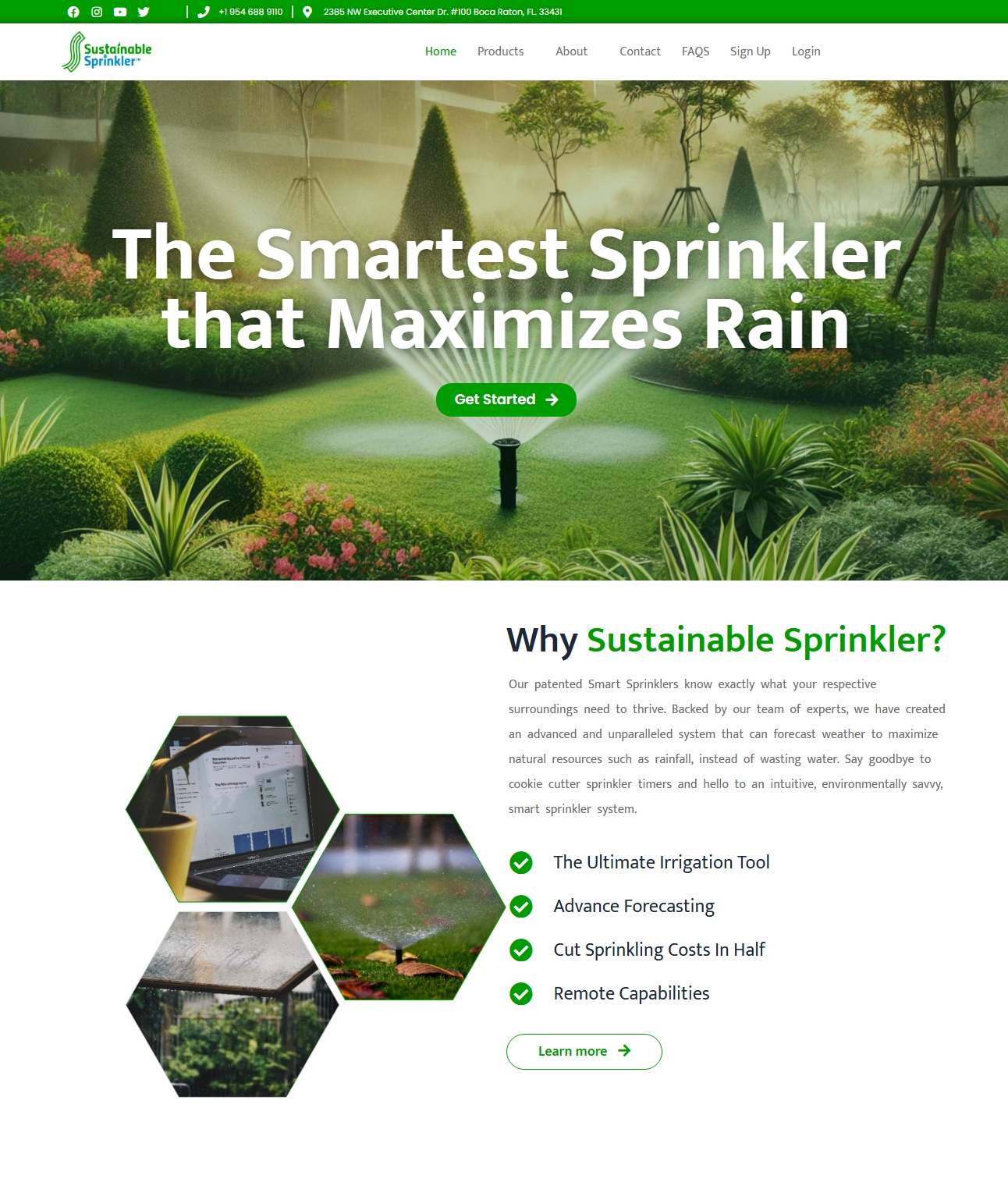 Sustainable Sprinkler Website