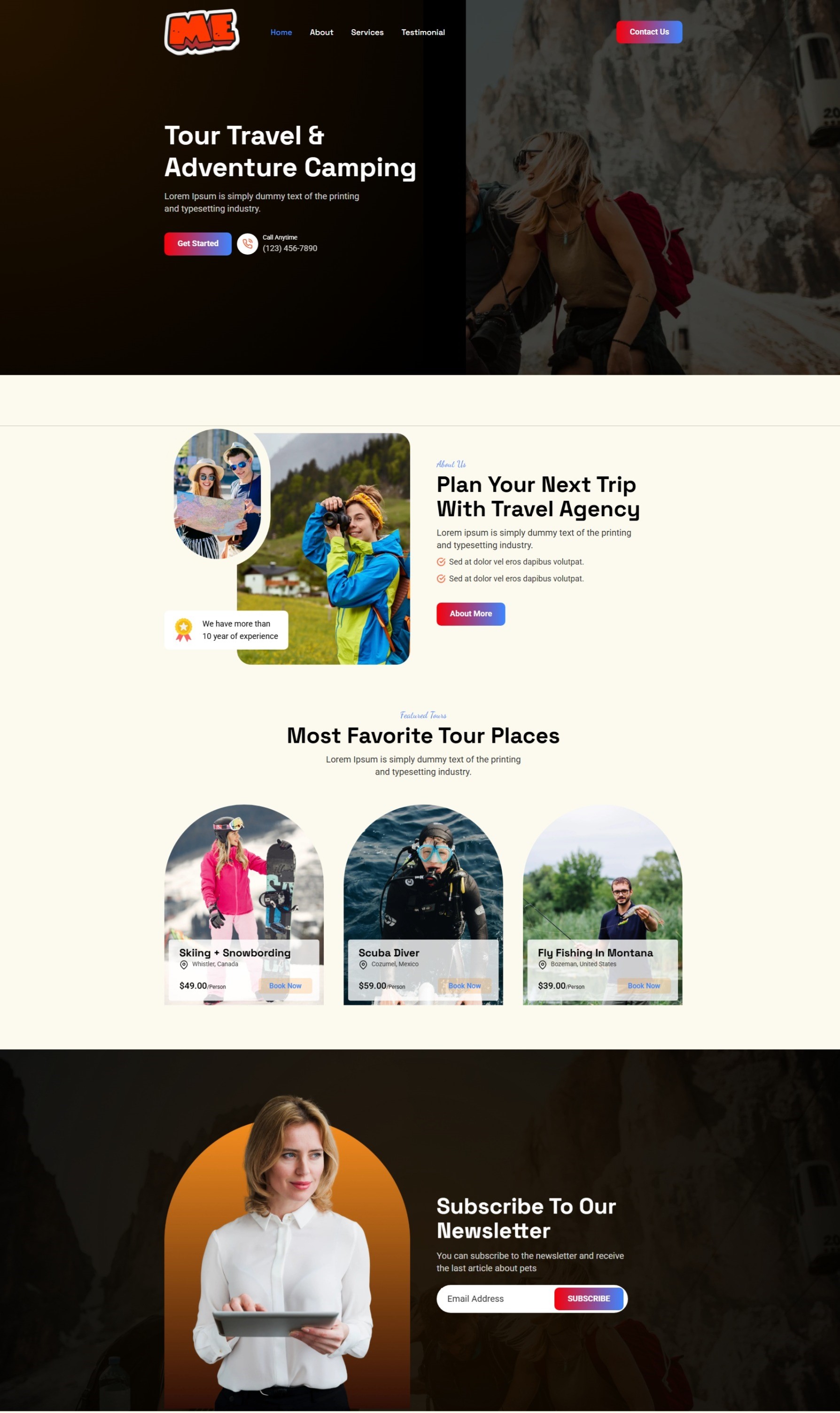 Tour Travel & Adventure Camping